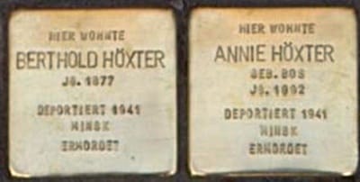 Stolpersteinverlegung