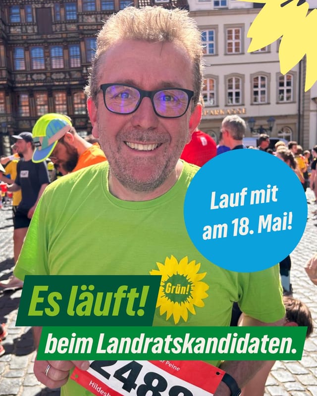 Es läuft beim Landratskandidaten
