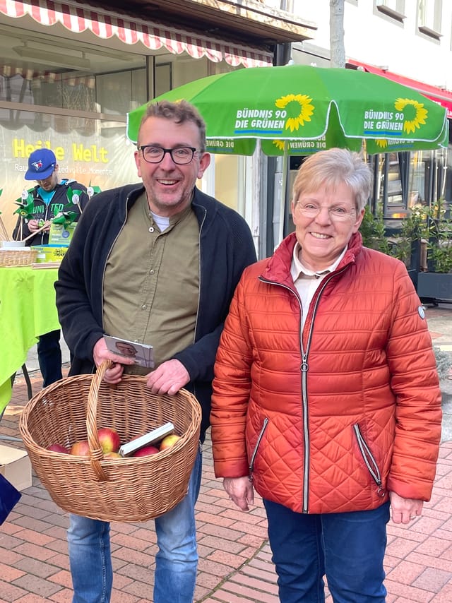 Infostand Wochenmarkt